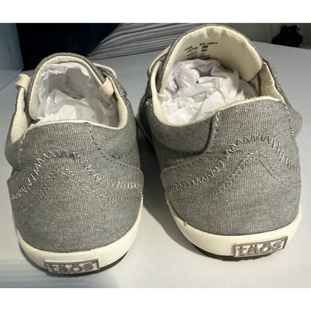 Taos Star Iconic Grey Canvas Shoe - Size 9 - Excellent Condition - Picture 7 of 7